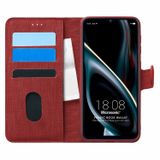 Microsonic Reeder P13 Blue Max 2021 128 GB için Kılıf Fabric Book Wallet Kırmızı [P13 Blue Max 2021 128 GB ile Uyumlu Kılıf - Kırmızı]