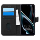Microsonic Reeder P13 Blue Max 2021 128 GB için Kılıf Fabric Book Wallet Siyah [P13 Blue Max 2021 128 GB ile Uyumlu Kılıf - Siyah]