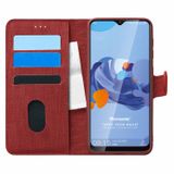 Microsonic Reeder P13 Blue Max 2021 için Kılıf Fabric Book Wallet Kırmızı [P13 Blue Max 2021 ile Uyumlu Kılıf - Kırmızı]