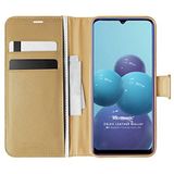 Microsonic Reeder P13 Blue Max Lite için Kılıf Delux Leather Wallet Gold [P13 Blue Max Lite ile Uyumlu Kılıf - Gold]