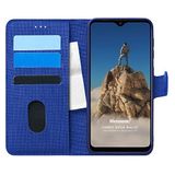 Microsonic Reeder P13 Blue Max Lite için Kılıf Fabric Book Wallet Lacivert [P13 Blue Max Lite ile Uyumlu Kılıf - Lacivert]