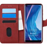 Microsonic Reeder P13 Blue Max Pro Fabric Book Wallet Kırmızı Cep Telefonu Kılıfı