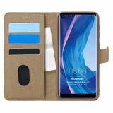 Microsonic Reeder P13 Blue Max Pro için Kılıf Fabric Book Wallet Gold [P13 Blue Max Pro ile Uyumlu Kılıf - Gold]