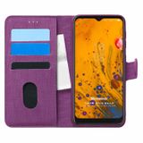 Microsonic Reeder P13 Blue Max Pro Lite 2022 için Kılıf Fabric Book Wallet Mor [P13 Blue Max Pro Lite 2022 ile Uyumlu Kılıf - Mor]