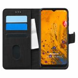 Microsonic Reeder P13 Blue Max Pro Lite 2022 için Kılıf Fabric Book Wallet Siyah [P13 Blue Max Pro Lite 2022 ile Uyumlu Kılıf - Siyah]