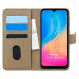Microsonic Reeder P13 Blue Max Pro Lite için Kılıf Fabric Book Wallet Gold [P13 Blue Max Pro Lite ile Uyumlu Kılıf - Gold]
