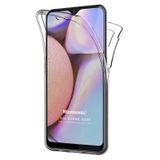 Microsonic Samsung Galaxy A02S 6 Tarafı Tam Full Koruma 360 Clear Soft Şeffaf Kılıf