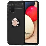 Microsonic Samsung Galaxy A02S Kickstand Ring Holder Siyah Kılıf