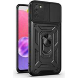 Microsonic Samsung Galaxy A03S Impact Resistant Siyah Kılıf