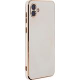 Microsonic Samsung Galaxy A04 Olive Plated Beyaz Kılıf