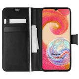 Microsonic Samsung Galaxy A04E Delux Leather Wallet Siyah Kılıf