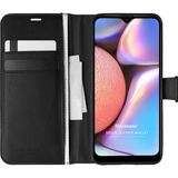 Microsonic Samsung Galaxy A10S Delux Leather Wallet Siyah Kılıf
