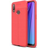 Microsonic Samsung Galaxy A10S Deri Dokulu Silikon Kırmızı Kılıf