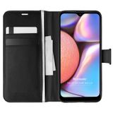 Microsonic Samsung Galaxy A10s için Kılıf Delux Leather Wallet Siyah [Galaxy A10s ile Uyumlu Kılıf - Siyah]