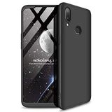 Microsonic Samsung Galaxy A10s için Kılıf Double Dip 360 Protective Siyah [Galaxy A10s ile Uyumlu Kılıf - Siyah]