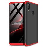 Microsonic Samsung Galaxy A10s için Kılıf Double Dip 360 Protective Siyah Kırmızı [Galaxy A10s ile Uyumlu Kılıf - Kırmızı]