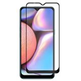 Microsonic Samsung Galaxy A10s Tam Kaplayan Temperli Cam Ekran Koruyucu Siyah [Galaxy A10s ile Uyumlu Ekran Koruyucu]