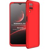 Microsonic Samsung Galaxy A12 Double Dip 360 Protective Kırmızı Kılıf