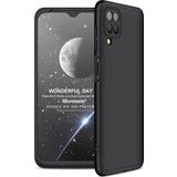 Microsonic Samsung Galaxy A12 Double Dip 360 Protective Siyah Kılıf