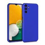 Microsonic Samsung Galaxy A13 Matte Silicone Mavi Kılıf