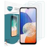 Microsonic Samsung Galaxy A14 Screen Protector Nano Glass Cam Ekran Koruyucu (3`lü Paket) [Galaxy A14 ile Uyumlu Ekran Koruyucu]