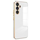 Microsonic Samsung Galaxy A25 Kılıf Olive Plated Beyaz [Galaxy A25 ile Uyumlu Kılıf - Beyaz]