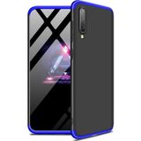 Microsonic Samsung Galaxy A30S Double Dip 360 Protective Siyah Mavi Kılıf