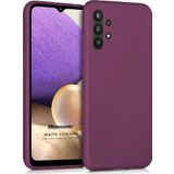 Microsonic Samsung Galaxy A32 5G Matte Silicone Mor Kılıf
