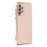 Microsonic Samsung Galaxy A33 5G için Kılıf Olive Plated Pembe [Galaxy A33 5G ile Uyumlu Kılıf - Pembe]