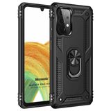 Microsonic Samsung Galaxy A33 5G Military Ring Holder Siyah Kılıf