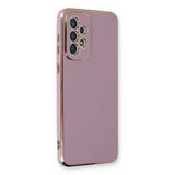 Microsonic Samsung Galaxy A33 5G Olive Plated Lila Cep Telefonu Kılıfı