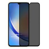 Microsonic Samsung Galaxy A34 Privacy 5D Gizlilik Filtreli Cam Ekran Koruyucu Siyah [Galaxy A34 ile Uyumlu Ekran Koruyucu]
