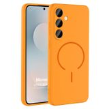 Microsonic Samsung Galaxy A35 için Kılıf Zeno MagSafe Turuncu [Galaxy A35 ile Uyumlu Kılıf - Turuncu]