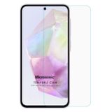 Microsonic Samsung Galaxy A35 Tempered Glass Cam Ekran Koruyucu [Galaxy A35 ile Uyumlu Ekran Koruyucu - Şeffaf]