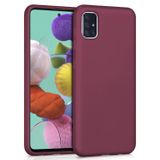 Microsonic Samsung Galaxy A51 Matte Silicone Mor Kılıf