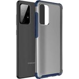 Microsonic Samsung Galaxy A52 Frosted Frame Lacivert Kılıf