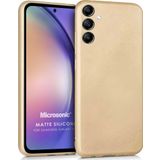 Microsonic Samsung Galaxy A54 Matte Silicone Gold Kılıf