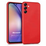 Microsonic Samsung Galaxy A54 Matte Silicone Kırmızı Kılıf