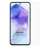 Microsonic Samsung Galaxy A55 Nano Glass Cam Ekran Koruyucu [Galaxy A55 ile Uyumlu Ekran Koruyucu - Şeffaf]