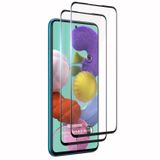 Microsonic Samsung Galaxy A71 Crystal Seramik Nano Ekran Koruyucu Siyah (2 Adet) [Galaxy A71 ile Uyumlu Ekran Koruyucu - Siyah]