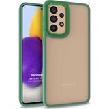 Microsonic Samsung Galaxy A72 Bright Planet Yeşil Kılıf