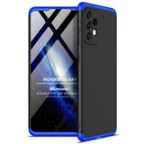 Microsonic Samsung Galaxy A72 Double Dip 360 Protective Siyah Mavi Kılıf