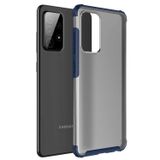 Microsonic Samsung Galaxy A72 Frosted Frame Lacivert Kılıf