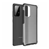 Microsonic Samsung Galaxy A72 Frosted Frame Siyah Kılıf