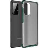 Microsonic Samsung Galaxy A72 Frosted Frame Yeşil Kılıf