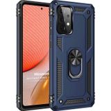 Microsonic Samsung Galaxy A72 Military Ring Holder Lacivert Kılıf