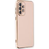 Microsonic Samsung Galaxy A72 Olive Plated Pembe Kılıf