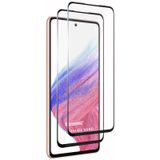 Microsonic Samsung Galaxy A73 5G Crystal Seramik Nano 2 Adet Siyah Ekran Koruyucu