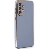 Microsonic Samsung Galaxy A73 5G Olive Plated Lavanta Grisi Kılıf
