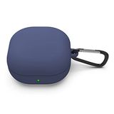 Microsonic Samsung Galaxy Buds 2 için Mat Silikon Kılıf Lacivert [Buds 2 ile Uyumlu Kılıf - Lacivert]